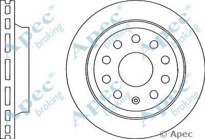 APEC BRAKING dsk3057 -  Тормозной диск